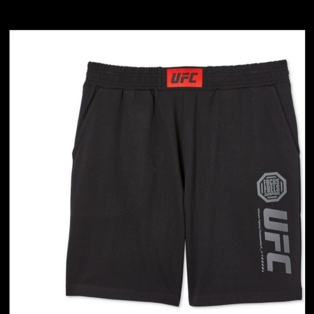 UFC Black Athletic Men's Shorts BnWT